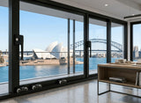 Premium 3-Panel Aluminum Sliding Window | H1200 x W1800