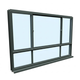 3-Panel Aluminum Sliding Window | H2100 x W2700