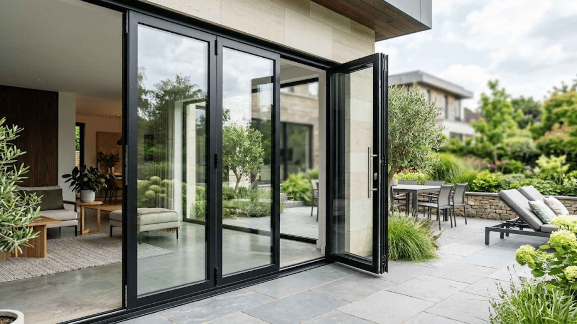 Panoramic 3-Panel Aluminum Sliding Window | H1200 x W2400