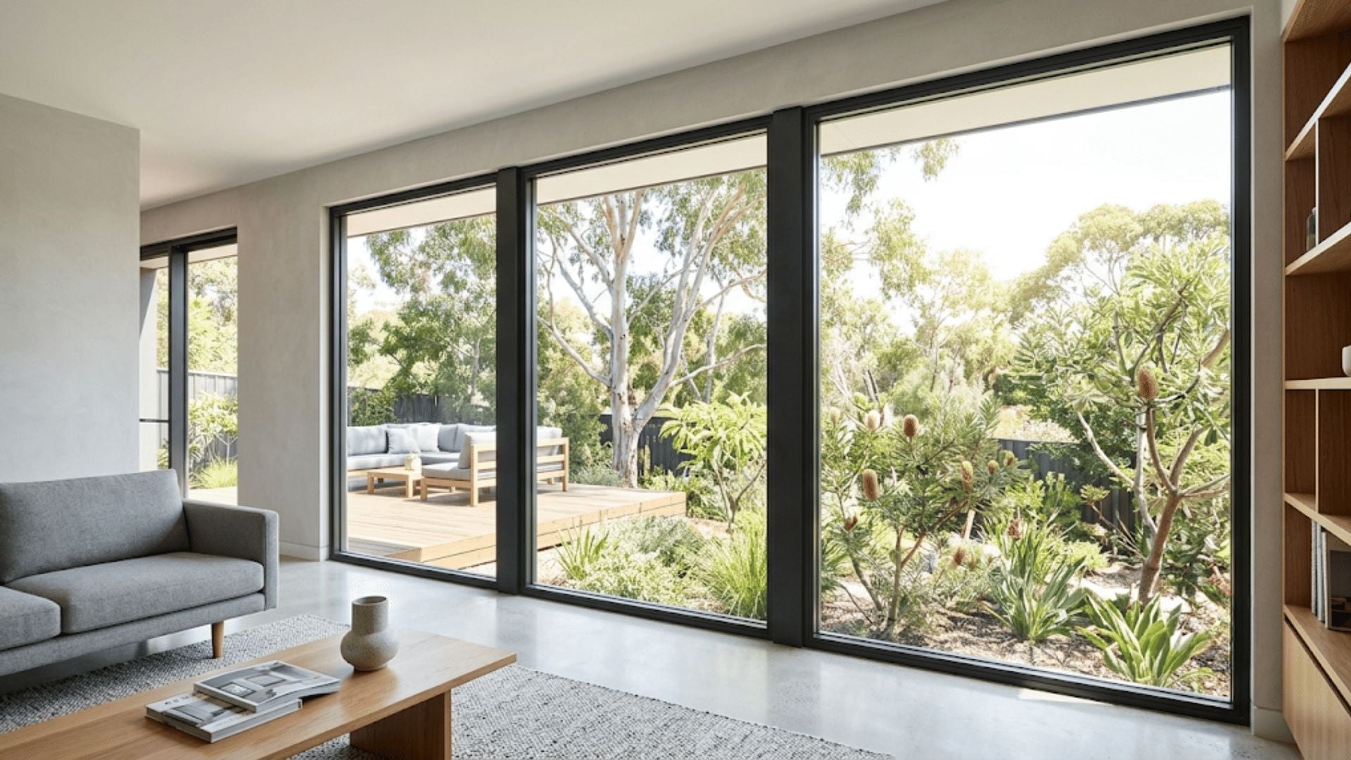 Premium Aluminum Fixed Window | H600 x W2400