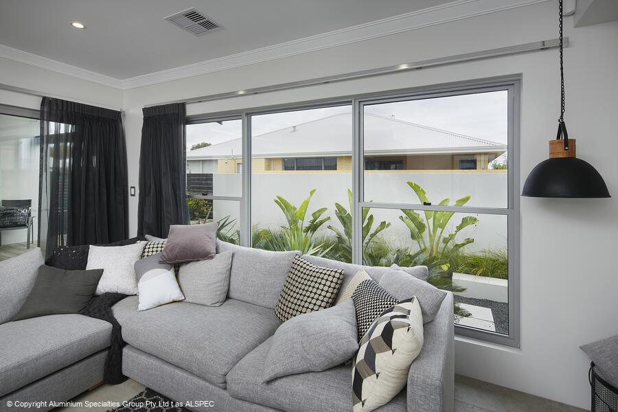 Premium Aluminum Double-Hung Window | H1200 x W800