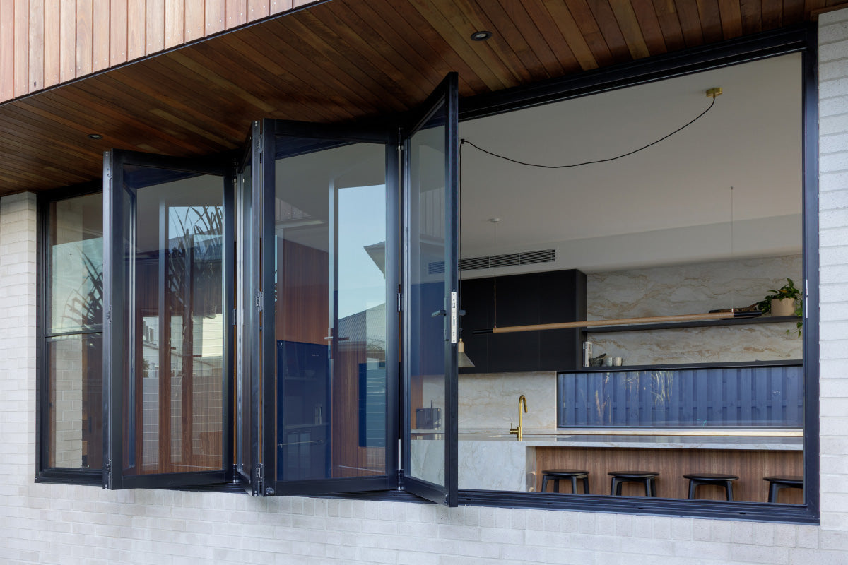 Premium Aluminum Bi-Fold Servery Window | Compact Scale H1200 x W1500