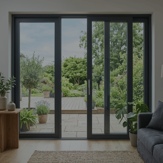 Three-Panel Sliding Door | H2100 x W3600