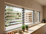 Premium 3-Panel Louvre Window | H665 x W2700