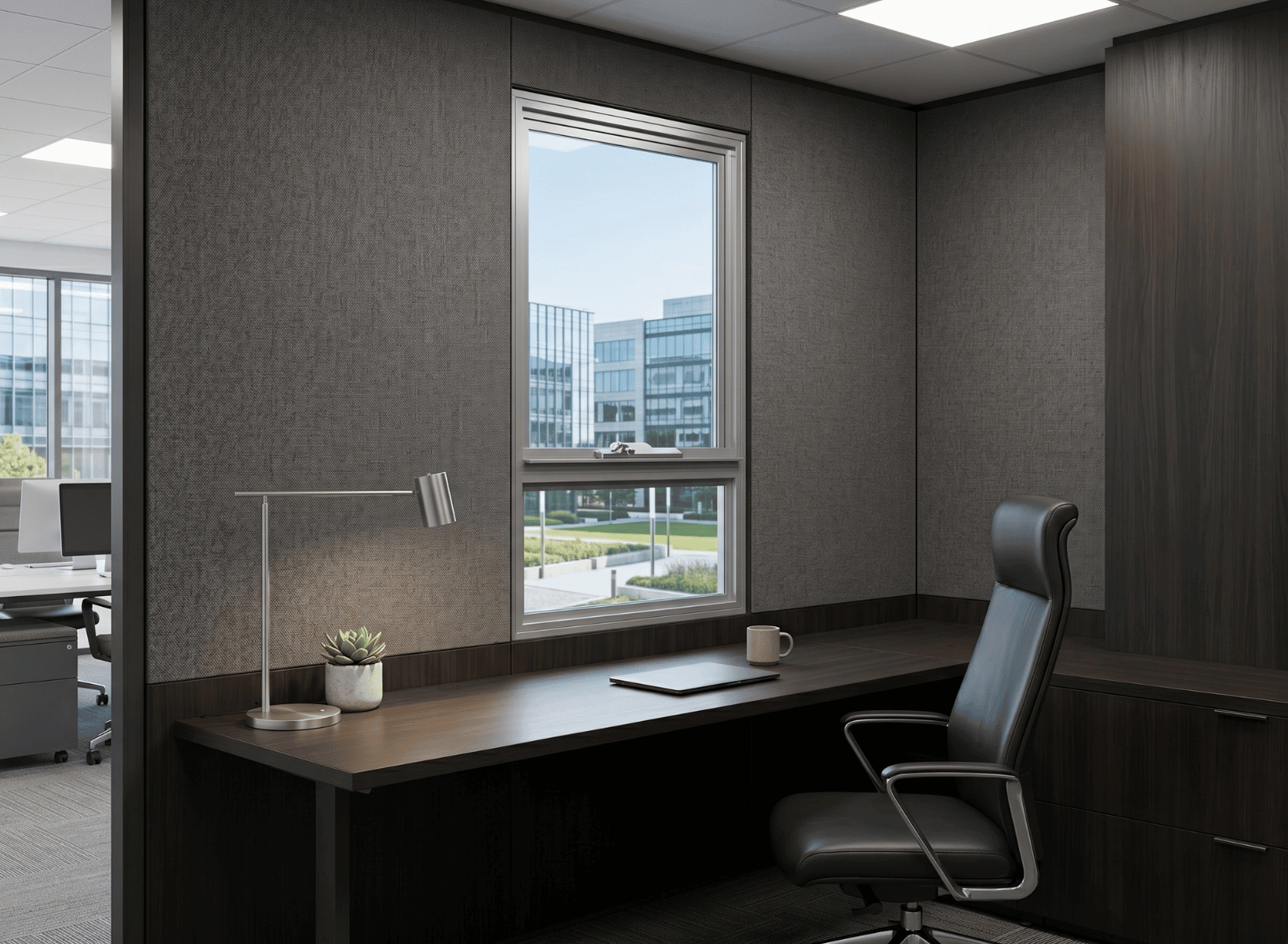 Contemporary Aluminum Awning & Fixed Window | H1800 x W900