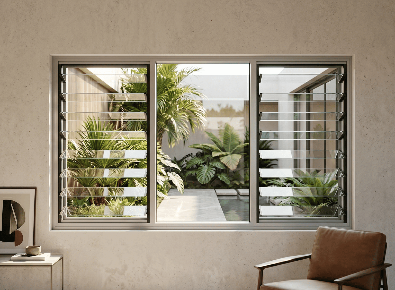 Louvre/Fixed Window Combination | H1785 x W2100