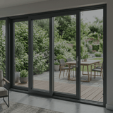 Premium 4-Panel Sliding Door with Central Opening | H2100 x W2800