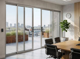4-Panel Sliding Door with Central Opening | H2400 x W3600