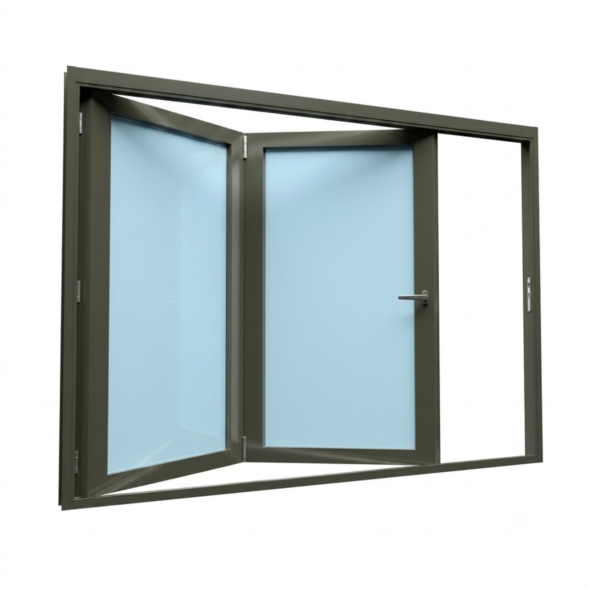 Premium Aluminum Bi-Fold Servery Window | Compact Scale H1200 x W1500
